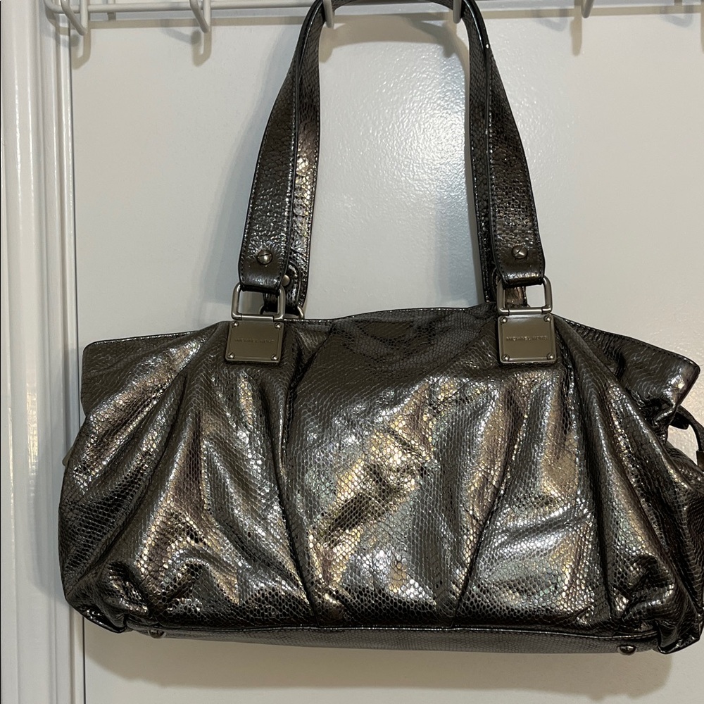 Michael Kors Metallic Silver Women's Handbag